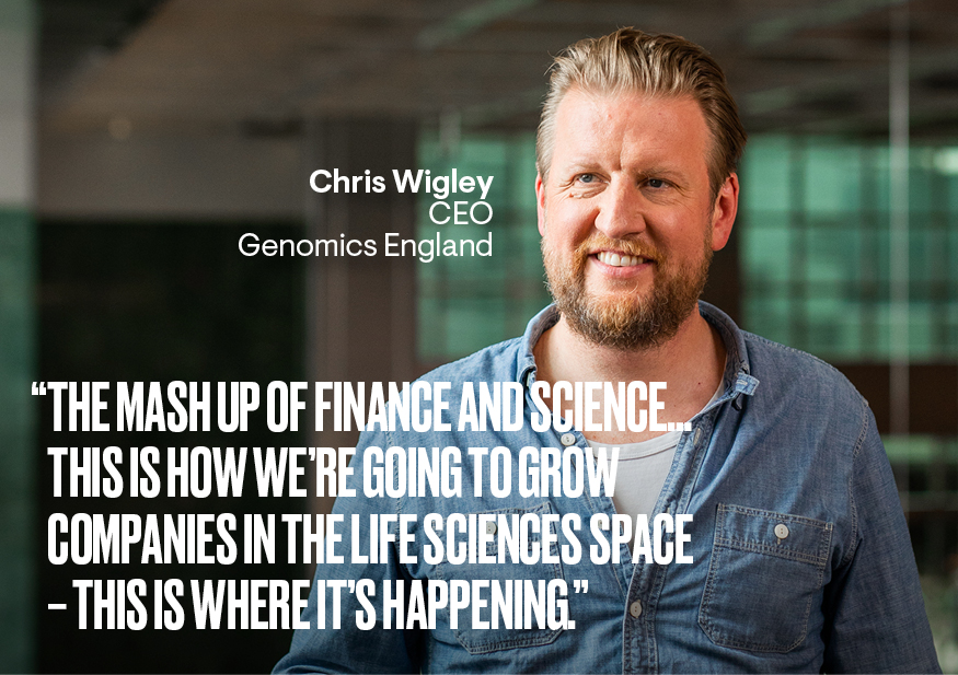 Chris Wigley, CEO, Genomics England