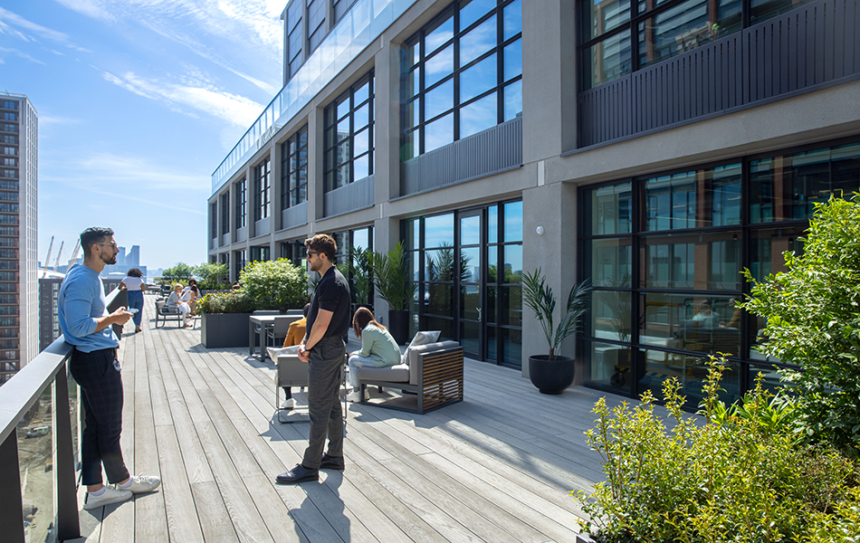 People on the terrace