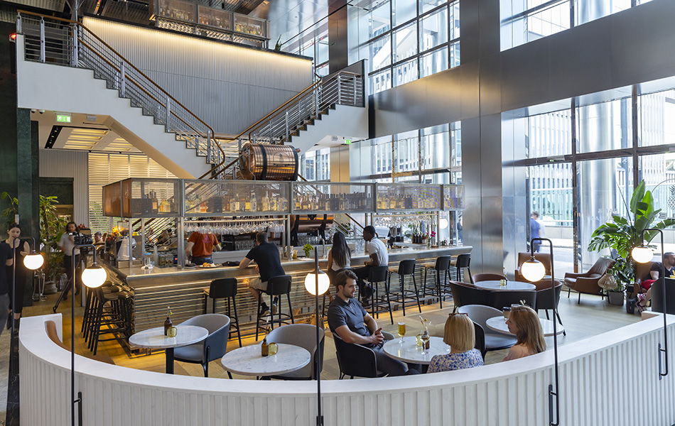 Pedler Restaurant in at One Canada Square