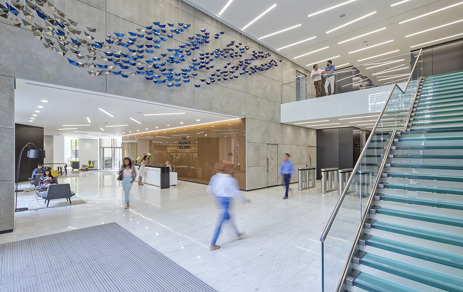 The Columbus Building lobby