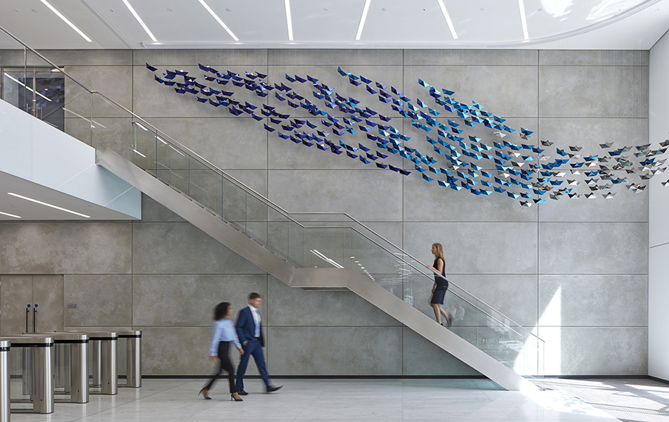 The Columbus Building lobby