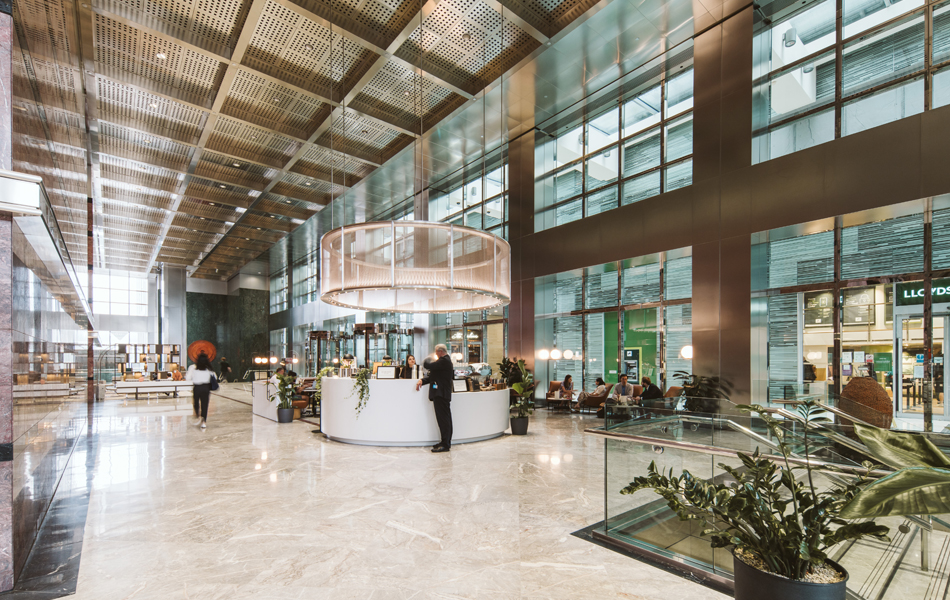 One Canada Square Reception Coffee Bar